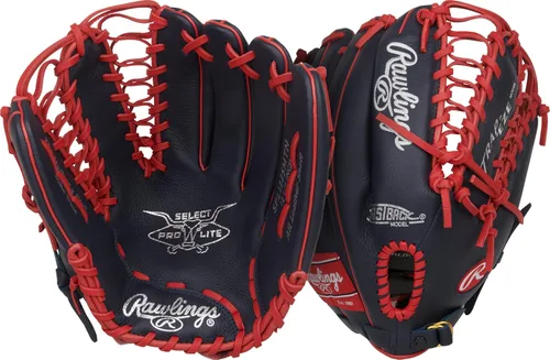 Vista 19 de Rawlings Guante de béisbol juvenil Select PRO LITE Modelos Pro Player Tamaños 10.5 a 12.25 pulgadas Múltiples estilos