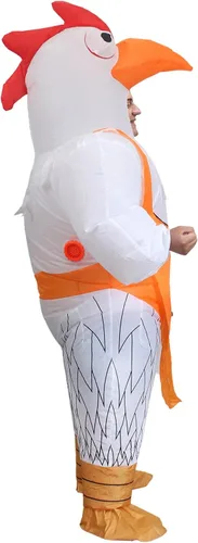 Vista 7 de IRETG Disfraz inflable para adultos, disfraz divertido de animales inflables de Halloween para festival, desfile, cosplay, fiesta, vestido de lujo
