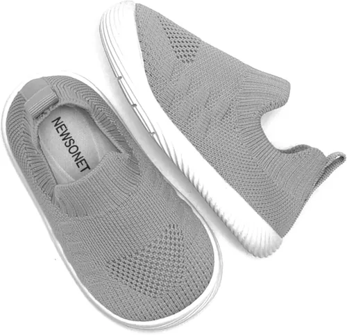 Vista 3 de Newsonet Zapatos de bebé para niños y niñas, zapatos deportivos transpirables antideslizantes para caminar de 6, 9, 12, 18, 20, 24 meses