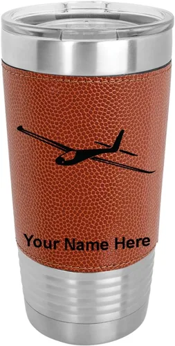 Vista 14 de LaserGram Vaso personalizado de 20 onzas, planeador (estilo béisbol)