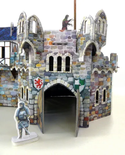 Vista 4 de Clever Paper Torre redonda con figuras