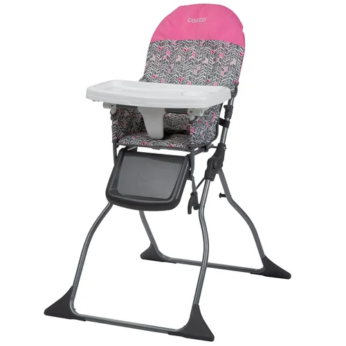 Vista 15 de Cosco Silla alta simple plegable para bebé, Silla alta plegable simple, diseño conveniente, ligero y compacto, Comet