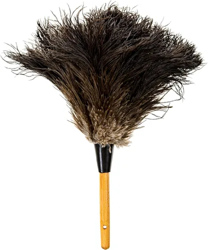 Vista 4 de Dusters Killer Plumeros de Plumas de Avestruz, Dusters Killer, Mini Plumero, 14" L