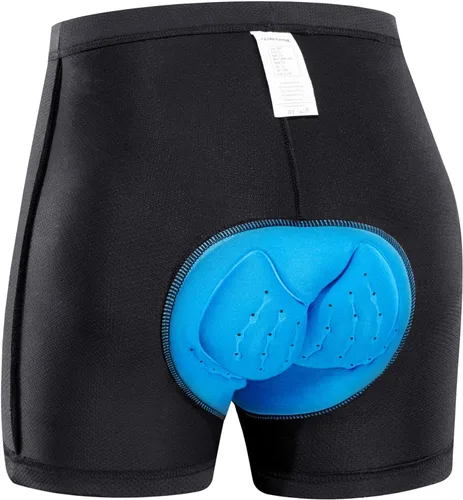 Vista 2 de Przewalski Ropa interior de ciclismo para hombre, con acolchado 4D, para bicicleta, forro de MTB, ropa interior para ciclismo