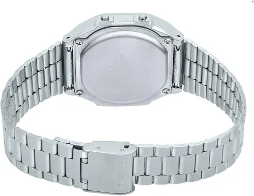Vista 4 de Casio A168WEM-7 - Reloj digital para hombre con esfera de espejo y cronógrafo