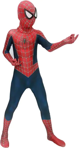Vista 2 de Traje elástico de superhéroe para niños, disfraz de Halloween, cosplay