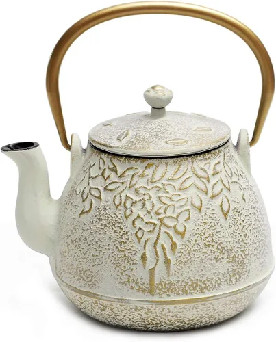 Vista 16 de Toptier Mini Tetera Pequeña, Tetera de Hierro Fundido Súper Pequeña para Estufa, Hervidor de Té Japonés del Tamaño de la Palma de la Mano Seguro