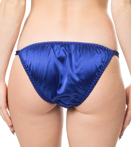Vista 3 de Satini Tanga Bikini Bragas de satén para mujer