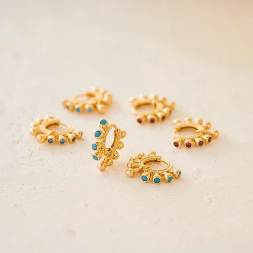 Vista 6 de MYEARS Women Huggie Earrings Gold Hoop 14K Gold Filled Small Simple Hypoallergenic Everyday Jewelry