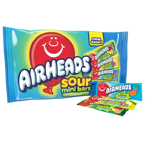 Vista 16 de Airheads Mini barras de caramelo, paquete variado de Taffy, bolsa de 80
