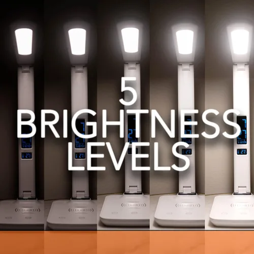 Vista 4 de Theralite Carex Radiance Lámpara de Luz Solar de Terapia de Luz Brillante, Lámpara de Terapia de 10000 LUX, Luz Blanca Brillante LED con Brillo
