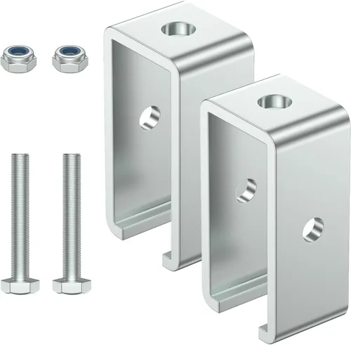 Vista 8 de SKTREX Conector de canal de puntal extendido para montaje en canal de puntal de 1-5/8" de ancho y 1-5/8" de altura