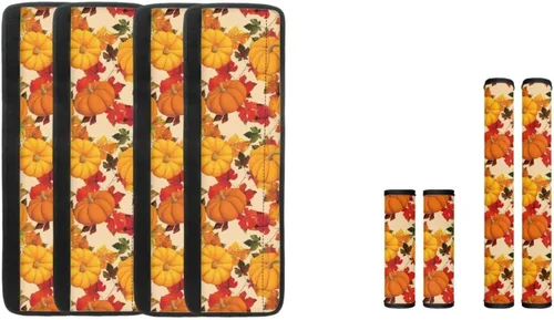 Vista 19 de DISNIMO Fundas para manija de puerta de refrigerador con calabaza otoñal, 8 piezas Kithchen para nevera, microondas, horno, lavavajillas, protector