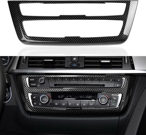 Vista 13 de Funda para reposabrazos de automóvil, caja de almacenamiento de tapa de color carbono, ajuste ABS para BMW F30 2012 2013 2014 2015 2016 2017 2018