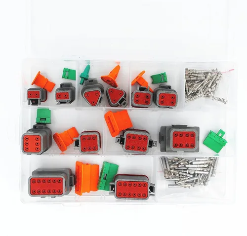Vista 6 de 6 Kits DT Kit de conectores 2 3 4 6 8 12 pines con tamaño 16 contactos estampados IP68 impermeable automotriz conectores eléctricos enchufe
