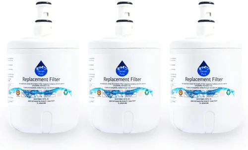 Vista 2 de Paquete de 3 filtros de agua de repuesto para refrigerador KTRC22ELSS01, compatible con KitchenAid 8171413, 8171414 cartucho de filtro de agua