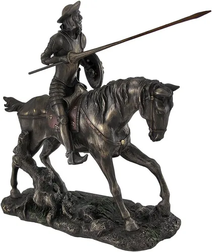 Vista 4 de Things2Die4 Don Quijote Corcel con Lanza Figura