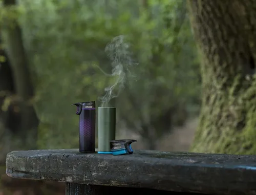 Vista 6 de Mug CamelBak, fundido y cerrado al vacío, de 16 onzas, para viajes