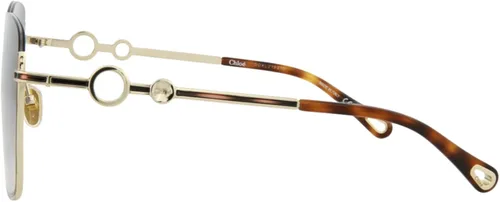 Vista 3 de Gafas de sol Chloé CH 0070 SK- 001 OroAzul, Dorado, azul y dorado., 5918145