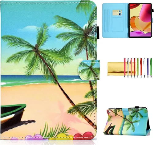Vista 19 de Funda para tablet Amazon Fire Max 11 (13ª generación, 2023), funda protectora de piel sintética, delgada, ligera, triple soporte, magnética, rígida