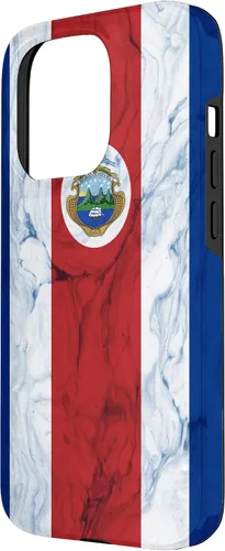 Vista 35 de Bandera de Costa Rica y fondo elegante - Funda del orgullo costarricense para iPhone 17