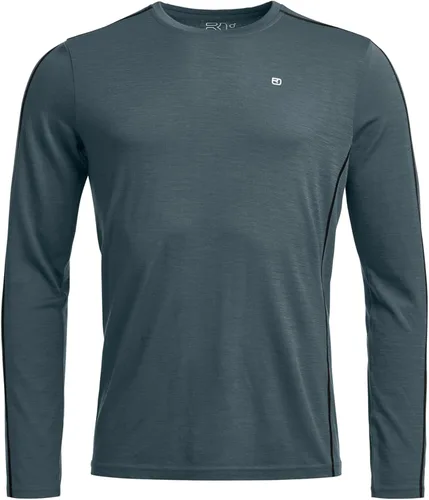 Vista 4 de Ortovox Capa base merino de manga larga 185 Rock'n'Wool para hombre Cuervo negro