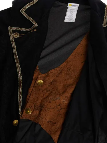 Vista 4 de Disfraces de California Deluxe Capitán Pirata Mens Costume