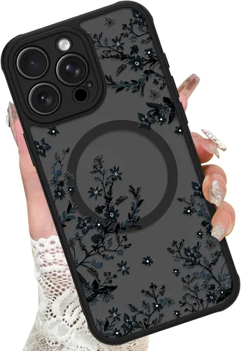 Vista 82 de KANGHAR - Funda para iPhone 11 [Compatible con Magsafe] Patrón estampado de leopardo Lindo guepardo Funda protectora magnética para niñas, mujeres