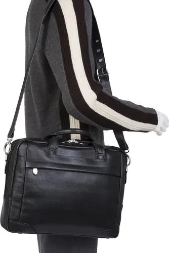 Vista 4 de McKleinUSA S Series, BRONZEVILLE, Pebble Grain Calfskin Leather (15"x3"x11")