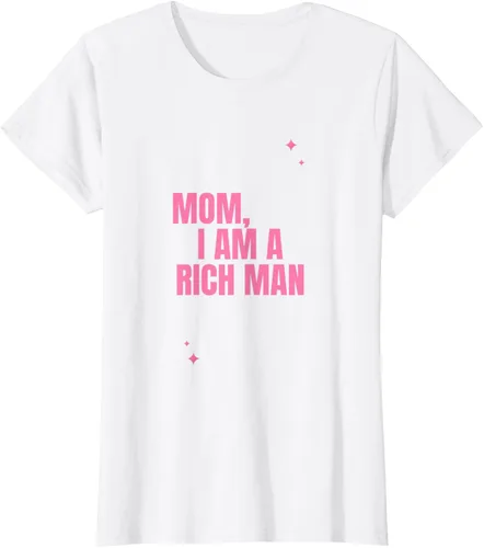 Vista 10 de Mamá, soy un hombre rico camiseta