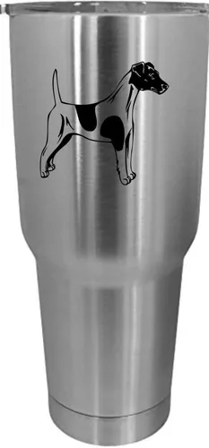 Vista 449 de Cairn Terrier - Vaso grabado con temática de perro, 30 onzas