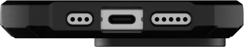 Vista 9 de URBAN ARMOR GEAR UAG - Funda compatible con iPhone 15 Pro de 6.1 pulgadas, Essential Armor negro, imán integrado compatible con carga MagSafe, funda