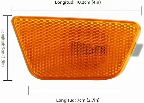 Vista 8 de 2 Piezas para Señal de Parqueo y Marca Lateral de Parachoques Delantero de Chevy Cruz 2011 2012 2013 2014 2015 Certificado DOT GM2551198N 42334144