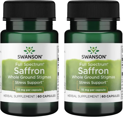 Vista 9 de Swanson Azafrán Español Orgánico Full Spectrum, 15 mg, 60 Cápsulas Veganas