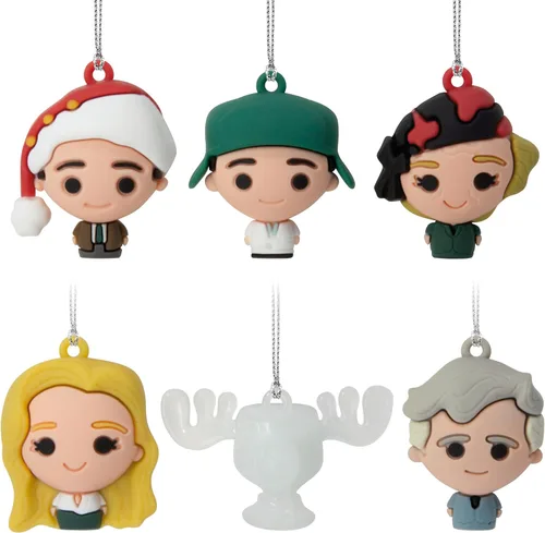 Vista 7 de Hallmark Mini Disney Tim Burton's The Nightmare Before Christmas Adornos (Jack Skellington Heads, juego de 6) pequeños adornos para árbol de mesa