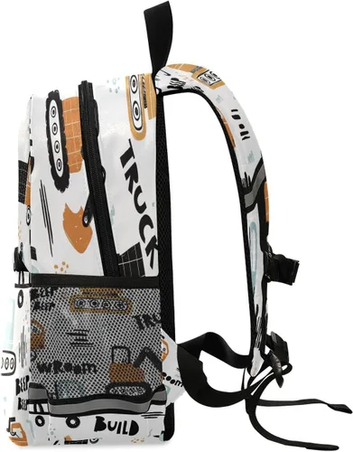 Vista 2 de Mochila de transporte para niños y niñas, mochila preescolar para niños y niñas, mochila escolar para niños con correa, mochila informal de viaje