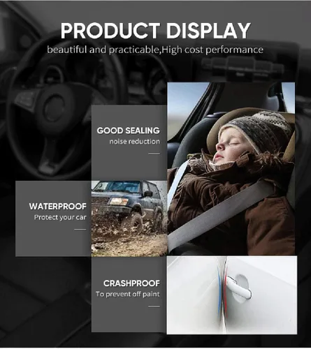 Vista 3 de Protectores de bordes para puerta del automóvil.
