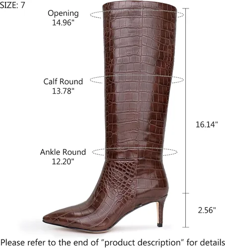 Vista 14 de wetkiss Botas altas hasta la rodilla para mujer, con tacón de gatito y diseño de punta puntiaguda, clásicas y sexys