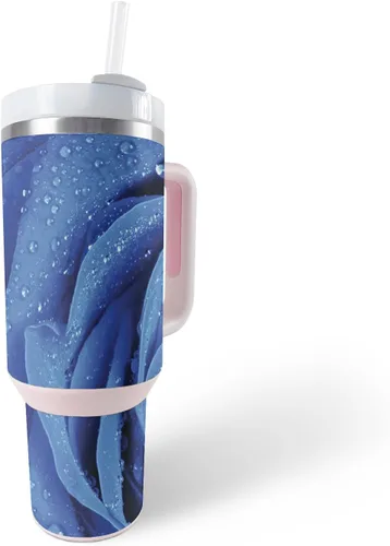 Vista 10 de MightySkins Skin - Vaso de vinilo compatible con Stanley The Quencher H2.0 FlowState de 40 onzas, Rasta León, protectora, duradera y única, fácil