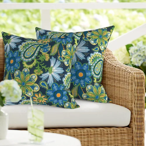 Vista 54 de DYTXIII Paquete de 2 almohadas lumbares impermeables para exteriores con rellenos, 12 x 20 pulgadas, almohada decorativa rectangular para patio
