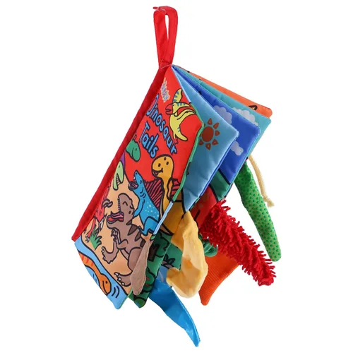 Vista 10 de Jollybaby - Libros arrugados para bebés, juguetes sensoriales de tacto suave y sensación para bebés de 0 a 6 meses, juguetes de tela educativos