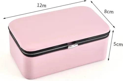 Vista 2 de PACKOVE Caja Joyero Organizador de Joyas Para Mujer Organizador de Almacenamiento de Joyas Portátil Miss
