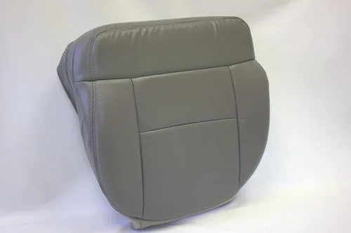 Vista 3 de Funda de asiento de piel gris para Ford F-150 Lariat de 2004, 2005, 2006 2007 y 2008.