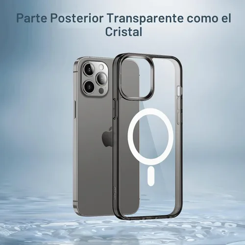 Vista 5 de JETech Funda magnética para iPhone 12 Pro Max, color negro