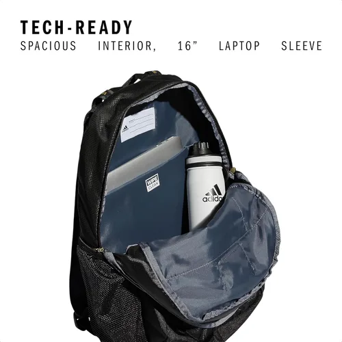 Vista 2 de adidas - Mochila Excel 6, Negro, dorado