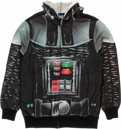 Vista 2 de Star Wars Vader Is Here - Disfraz de forro polar sublimado para hombre