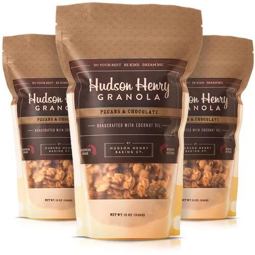Vista 29 de Hudson Henry Granola, arce, pecana y coco, paquete de 12 onzas, paquete de 3, proyecto verificado sin OMG