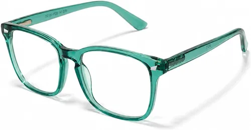 Vista 30 de TIJN Gafas de dormir con bloqueo de luz verde azul, lente de luz roja para juegos de computadora, fatiga de pantalla y protección UV Negro