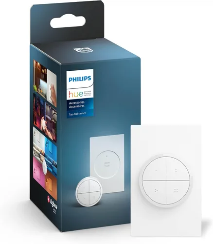 Vista 5 de Philips Hue RGB Gradient Signe LED Lámpara de pie inteligente Interruptor de luz de dial de pared