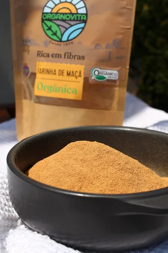 Vista 2 de Polvo orgánico – Mezcla en batidos, pasteles, alto contenido de fibra, hecho con ingredientes naturales prensados en frío, sin gluten, todo